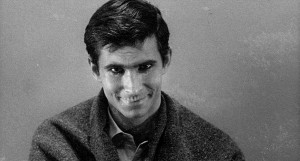 Anthony Perkins in Psycho, Hitchcock, 1960