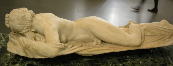 Ermafrodito (Figlio di Emes e Afrodite) - Museo nazionale romano - simbolismo della congiunzione degli opposti 