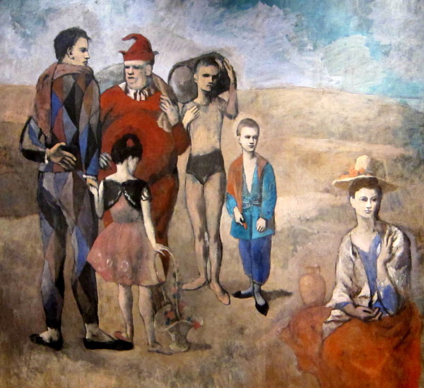 Picasso, la famiglia dei saltimbanchi, 1905