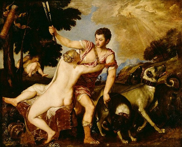 Venere e Adone - 1541 Tiziano Vecellio