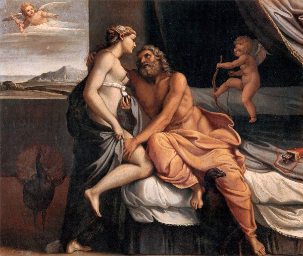 Giove e Giunone, Annibale Caracci, 1507-1601