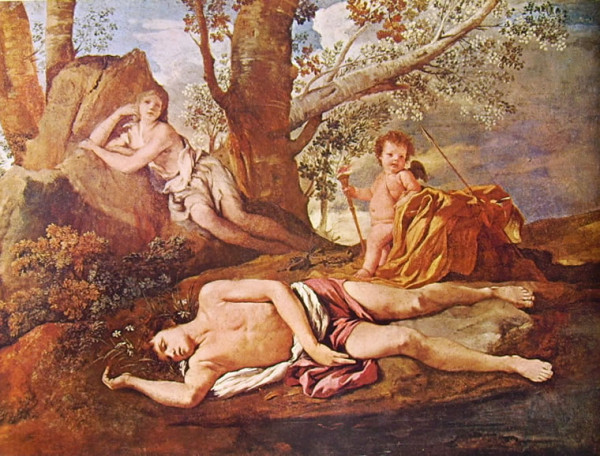 Poussin, Eco e Narciso