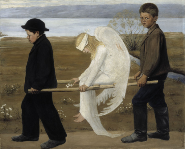 Hugo Simberg - L'angelo ferito, 1905-06