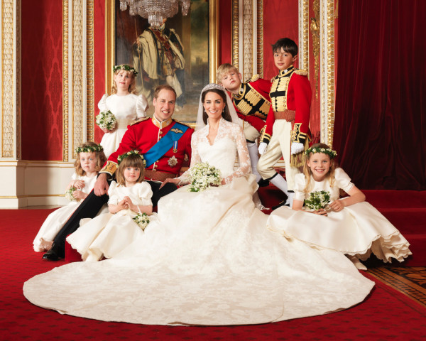 The Royal Wedding at Buckingham Palace on 29th April 2011